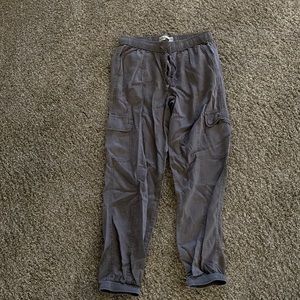 gray cargo pants size extra small